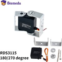 DS RDS3115MG 17KG Large Torque 180 270 Degree Biaxial Servo High Speed Metal Digital Servo for RC Boat Robot