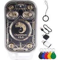 A25P Chameleon V3.0 125K 13.56M RFID Smart Chip Reader+ 5XUID Keychain Smart Card Emulator ID IC Tag Copyer NFC Read Write