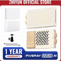 ZHIYUN Official FIVERAY M40 SE 40W Portable LED Video Light 2700K-8500K Handheld Fill Light Photography Light For Outdoor Vlog