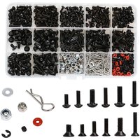 500pcs Universal RC Screw Kit Screws Assortment Set Hardware Fasteners for Traxxas Axial Redcat HPI Arrma Losi 1/8 1/10 1/12