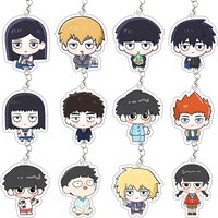 Mob Psycho 100 Acrylic Keychain Tsubomi Takane Arataka Reigen Wallet Pendant Accessories Girl High Quality Keyring Birthday Gift