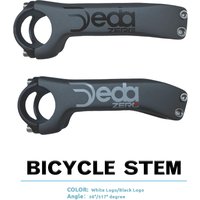 New JEDA Black/White Logo 6°/17° Angle Bike Stem 31.8 * 70-130mm MTB Road Bicycle Stem T1000 Full Carbon Bicycle Parts