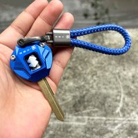 Motorcycle CNC Keychain Case Shell & Keychain Key Ring For SUZUKI GSX-8R GSX8R GSX 8R All Years With logo GSX-8S Accessories