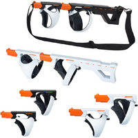 VR Gunstock for PlayStation VR2 Magnetic Suction Game Controller Gun Stock for PS VR2 Games with Shoulder Strap