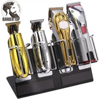 Hair Clipper Holder Barbershop Electric Trimmer Station Display Rack Barber Stainless Steel Clipper Organizer Hairstylist Tools