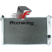 3-reihiger Aluminiumkühler für CHEVY CORVETTE C3 V8 5.7L 7.4L 1973-1976 1974 1975 73 74 7AT 76