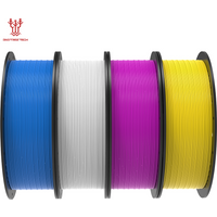 BIQU CMYK1kg 1.75mm PLA 3D Printer Filament Multicolor Lithophane Vacuum Packaging Tangle-Free For 3D Printing Materials