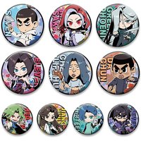 Exquisite Round Creative Brooches Anime Killer Sevens Pins Scissor Seven Cartoon Badge for Backpack Clothes Gifts Accessorys
