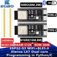 EGBO ESP32-S3-D-1 ESP32-S3 WiFi Bluetooth-compatible BLE 5.0 Mesh Development Board ESP32 Wireless Module