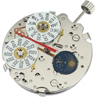 Multifunctional Moon Phase Day Date for Seagull ST1655 Automatic Mechanical Movement