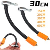 Car Air Pump Extension Tube M6 Thread Quick Inflation Hose Copper Connector 30-60CM Car Tire Air Inflator Hose Tube Adapter