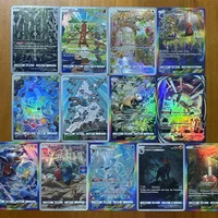 Anime Game Pocket English Collection Card Eevee Mew Rainbow Flash Trading Collection PTCG Proxy Toys Fans Birthday Gifts