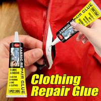 Fabric Repair Glue, Strong Adhesive For Clothing, Jeans, Leather, Shoes, Bags, Waterproof Fabric Mending Adhesive