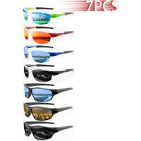 AliExpress WSZ 7PCSFashion Safety Goggles Men Women Bike Sunglasses Bicycle MTB Eyewear Outdoor Sport Eyeglasses