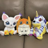 Anime Digimon Adventure Gatomon Digital Monster Plush Toy Tailmon Peluche Dolls Soft Stuffed Plushine Pillow Kawaii Collect Gift