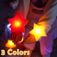 Stern Handheld LED Licht Nette Acryl Sternförmige Nachtlicht Anti-rutsch Band Licht Lampe für Dance Performance Bühne foto Prop