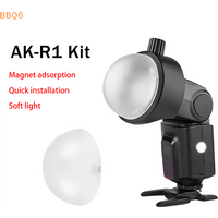 *1Pcs AK-R11 Magnetic Dome Diffuser Replacement For V1 Round-Head Flash/for AD200/AD200Pro/for Flash Series V1/S-R2 Spare Part