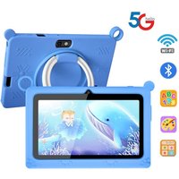 BDF K2 New 5G Kids Tablet 7 Inch Quad Core 4GB RAM 64GB ROM Android 9.0 Google Learning Education Games Tablets WiFi Bluetooth