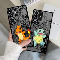 Case for Samsung Galaxy S26 S21 S20 FE S25 Ultra S24 Plus S23 FE Note 20 Ultra 10+ S22 Funda Back Phone Cover Pokemon Pikachu