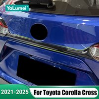 For Toyota Corolla Cross XG10 2021 2022 2023 2024 2025 Hybrid Rear Tail Trunk Door Upper Strip Trim Cover Exterior Accessories
