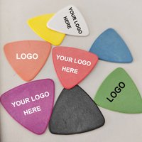 100pcs Custom Logo Triangle 346 Shape 1 POM Various Colors 0.5mm/0.6mm/0.73mm/0.88mm/1.0mm/1.14mm Delrin Guitar Picks