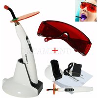 SEASKY Dental LED Curing Light Cure Lamp Wireless Cordless Composite Resin/ Red Goggles
