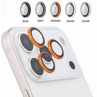3D Metal Lens Protector Glass For iPhone 17 Pro 17Pro Max 17 Air Alloy Back Camera Ring Cover For iPhone16Pro 16ProMax Lens Case