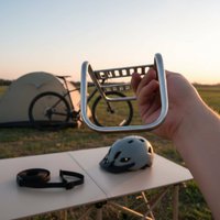 Gravel Bike Front Rack No Rattle Front Fork Cargo Rack Cycle Cargo Mount Universal Fit Adjustable Straps for Commuting