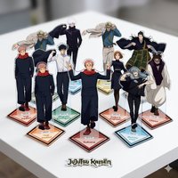 Jujutsu Kaisen 15cm Acrylic Medium Stand Itadori Yuji Satoru Gojo Figure Ornaments Homo Creative Boys Keychain Fans Gifts