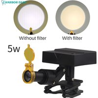5W Dental Wireless Portable LED Headlight Headlamp Clip Type Dental Oral Cavity Lamp For Dental Magnifying Glass Myopia Glasses