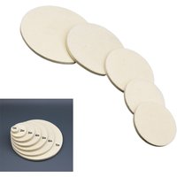 Tampons de polissage en feutre de laine, 2 pièces, 1/2/3/4/5/6/7 pouces, support de roue pour verre de voiture, polissage en acier inoxydable