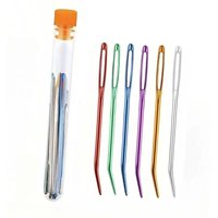 Bent Tip Tapestry Needles Yarn Knitting Weaving Needles Big Eye Curve Bent Needle Knitting Crochet DIY Sewing Accessories