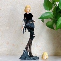 30cm Dragon Ball Standing Position #18 Nude Female Charm Double Headed Convertible Anime Handmade Model Ornament