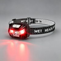 Use 3*AAA Battery Powerfull Headlamp Rechargeable Headlight Red Light Flashlight Camping Torch Light With USB Flash Lamp Lantern