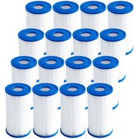 Ice Bath Filter 5" x 2.5" (16 Pack) Cold Plunge Filter 20 Micron Pleated Sediment filtrage Replacement with Ice Bath Tub