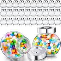 1.7 oz Small Glass Jars with Lids Mini Candy Jars Tiny Mason Jar Candy Containers for Party Favors Wedding Gifts Spice Honey