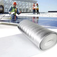 0.5x5m Reflective Insulation Roll Foam Core Radiant Barrier Reflective Aluminum Foil Wrap Insulation Sheet Thermal Shield for RV