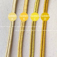 5mm/3mm gold silver clothing ribbon snake belly strap thin rope herringbone strap exquisite rope clothing accessory strap