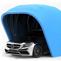 Super Sturdy Portable Lockable Carport Retractable Folding Car Garage Tent Automatic Awning Rainproof Outdoor Car Cover
