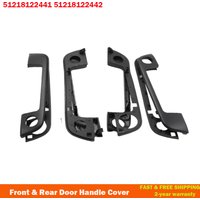 2/4 pièces Kit de poignée de porte extérieure couvre pour BMW E36 E34 E32 3 5 7 série 51218122442 51218122441 avec joint d'étanchéité en caoutchouc