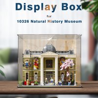 Acrylic Display Box for Lego 10326 Natural History Museum Dustproof Clear Display Case Model storage box (Lego Set not Included)