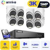 ANNKE 8CH 5MP Lite HD Video Security Camera System 5IN1 H.265+ DVR With 8X 5MP Dome Home CCTV Surveillance Cameras image 3