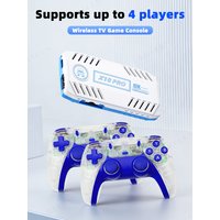 EmuELEC Game System 4K HD Retro Game Console X10 PRO, Built-in Games for PSP/PS1/N64, Plug and Play Video Game Stick for TV