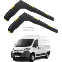 2Pcs RV Cab Window Wind Deflectors For Citroen Relay Jumper Boxer Fiat Ducato Mk3 2006-2024 Van Window Protection Accessories