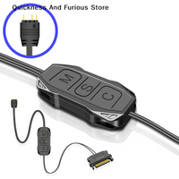 ARGB Led Controller 5V 3pin to SATA Power Supply Mini RGB Controller 3PIN Hub for Computer Cpu Case Cool Fan LED Light Radiator