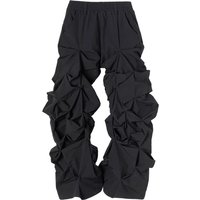 Mauroicardi Frühling Herbst Coole Lange Schwarze Gestapelte Hosen für Herren Elastische Taille Streetwear Luxus Designer Kleidung Hosen 2025