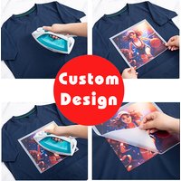 Custom T-shirt Transfer Stickers with Personal Design, Heat Iron Label For Gift Fabric Bag Shoes