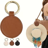 1PC Magnetic Hat Clip on Bag Hat Holder for Handbag Backpack Luggage PU Leather Hat Keeper Clip Travel Bag Accessories image 3
