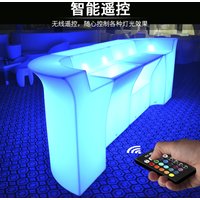 16 Color changing LED illuminated Bar Counter waterproof rechargeable Rundbar bar disco ktV Club Waiter cocktail bar tables