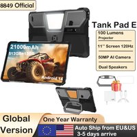 8849 TANK PAD E Unihertz Robustes Projektor-Tablet Android 21000mAh 512GB 120Hz 24GB Smart Pad 50MP 10,95 Zoll Telefon-Tablet 2025